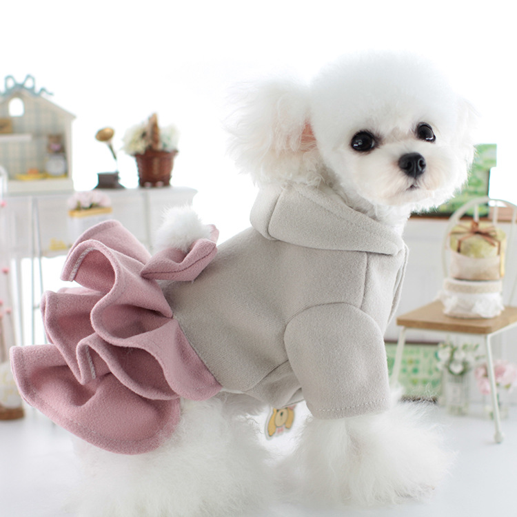Lollypop PET 毛呢多層裙(秋冬款寵物服飾 貓狗衣