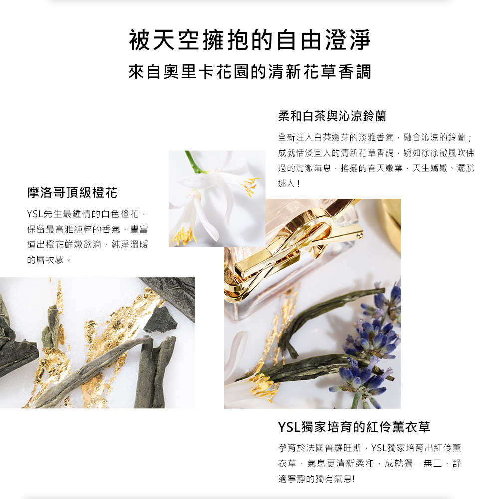 成就恬淡宜人的清新花草香調,婉如徐徐微風吹佛
