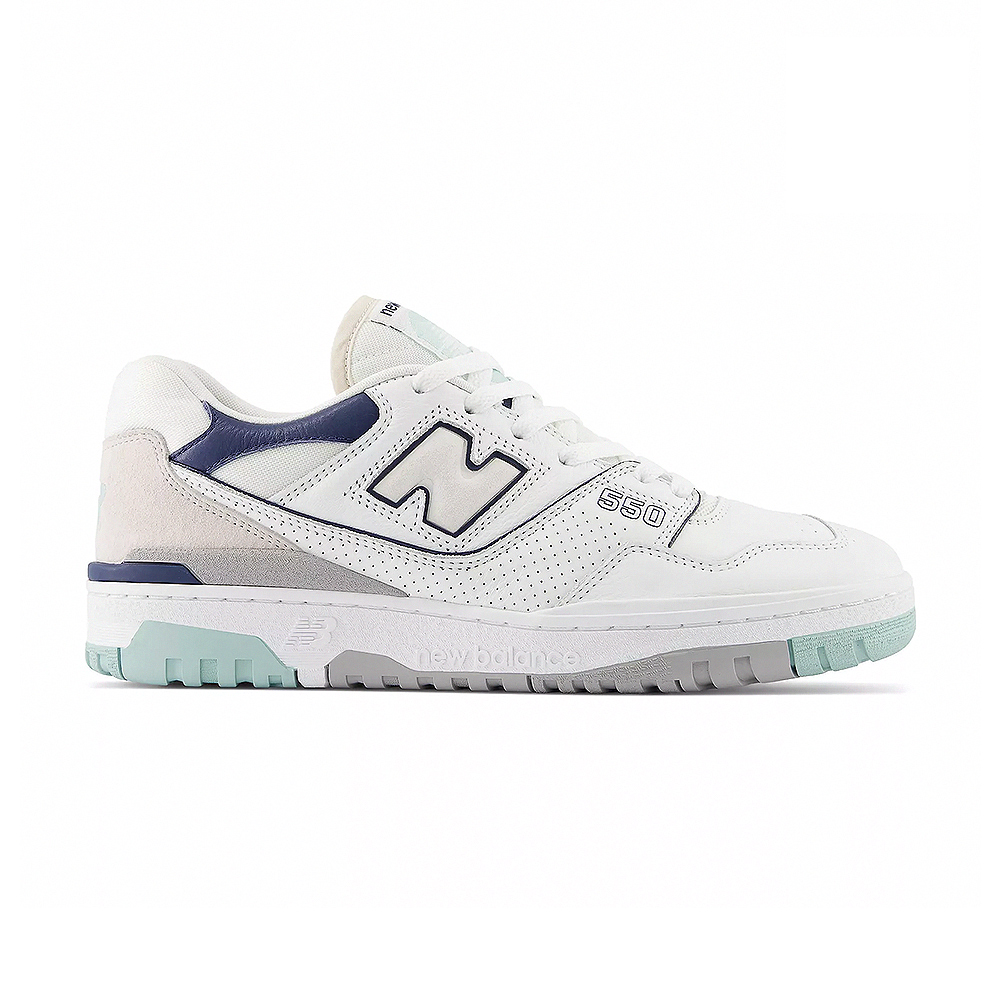 NEW BALANCE 550 男女 白藍灰色 復古 板鞋 