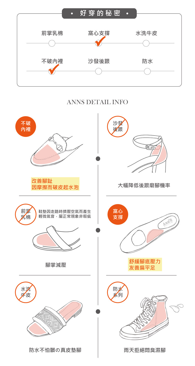 Ann’S 直腿版型-頂級牛皮真皮側邊鬆緊切爾西厚底短靴5c