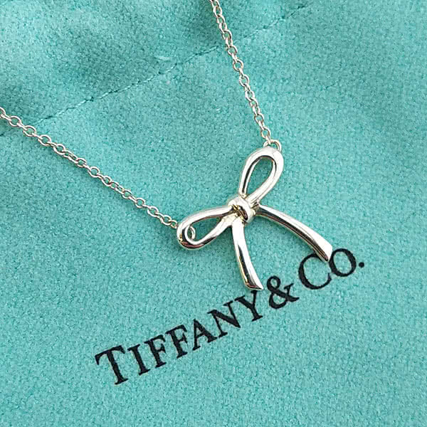 Tiffany&Co. 蒂芙尼 Bow 蝴蝶結墜飾925純銀
