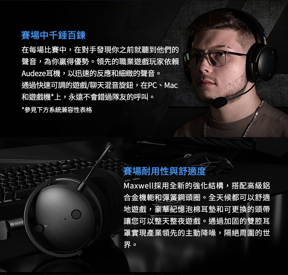 通過快速可調的遊戲聊天混音旋鈕,在PC、Mac