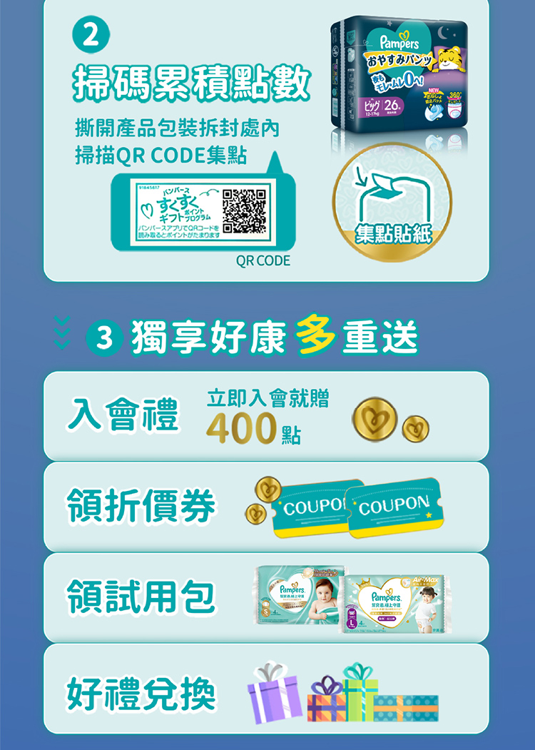 掃描QR CODE集點