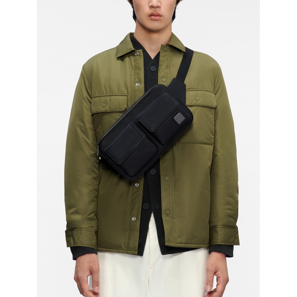 PEDRO Louis吊帶包-黑色/軍綠色(小CK高端品牌 