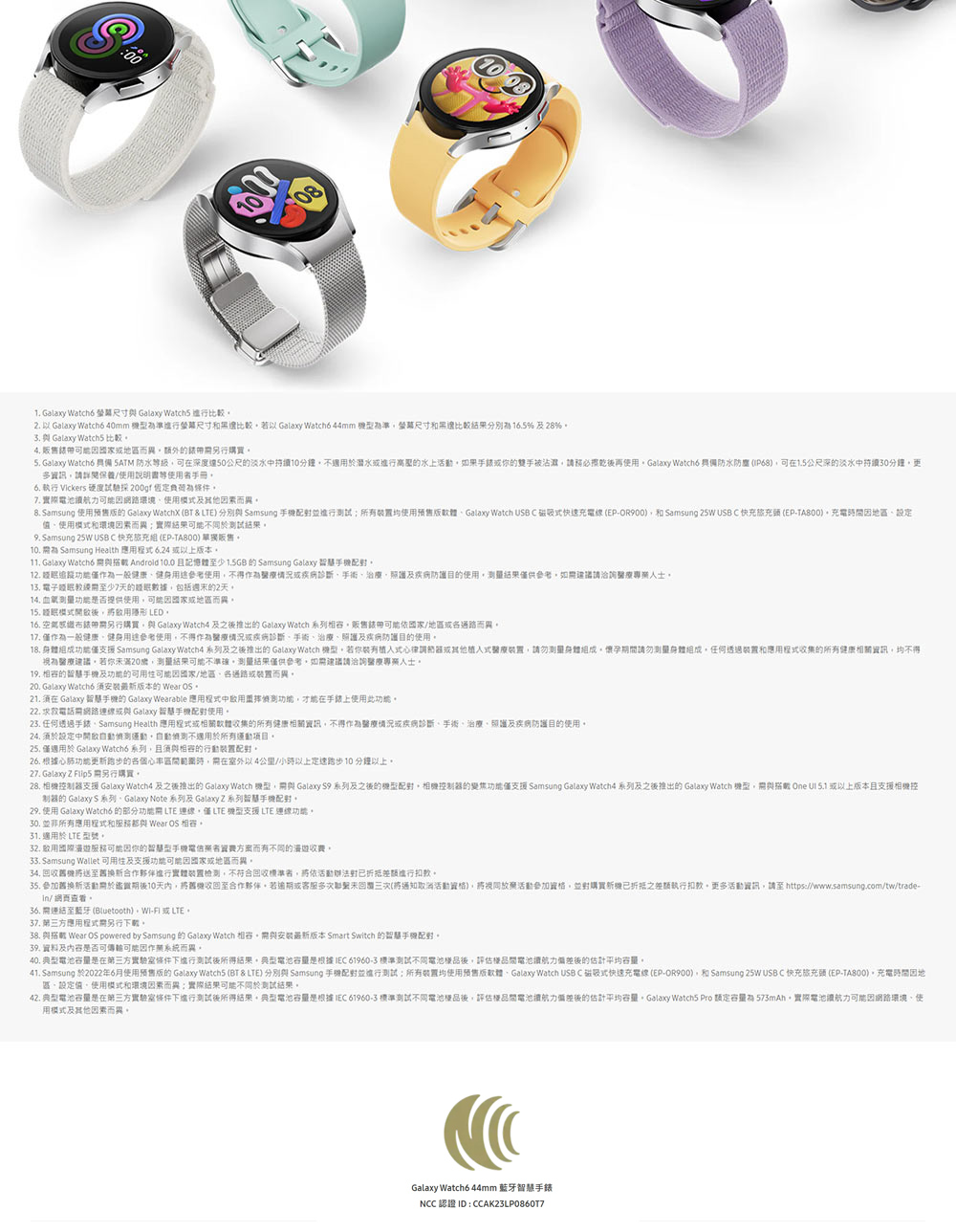 SAMSUNG三星 Galaxy Watch 6 R930 - 詳情2