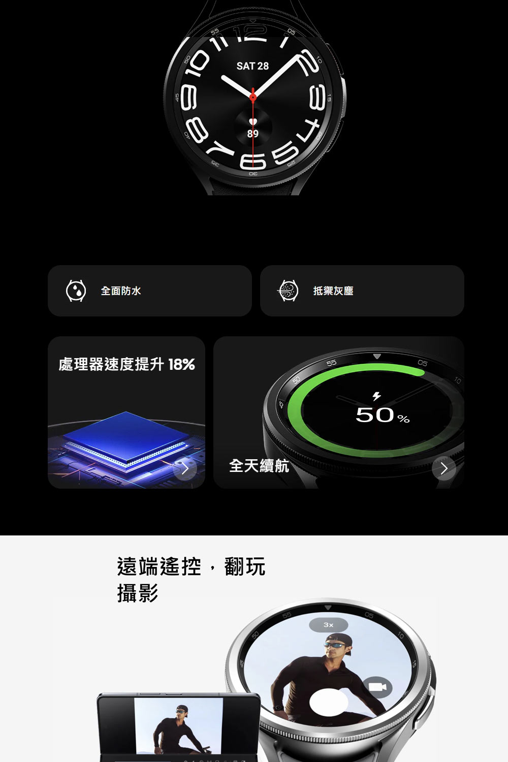 SAMSUNG三星 Galaxy Watch 6 R950 - 詳情3