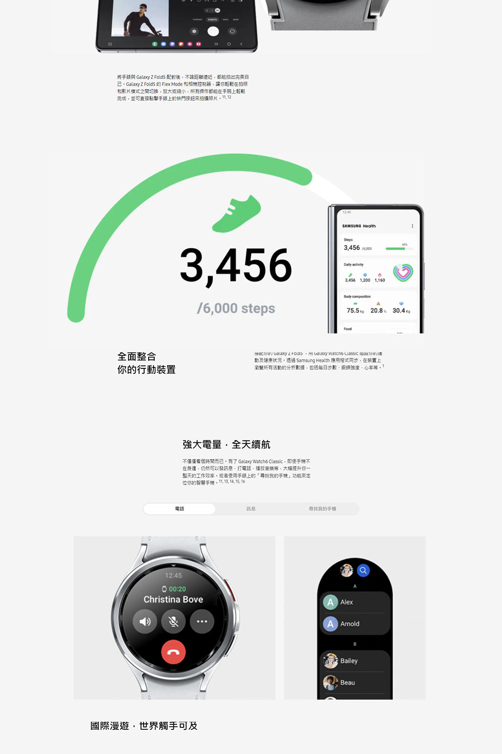 SAMSUNG三星 Galaxy Watch 6 R950 - 詳情4