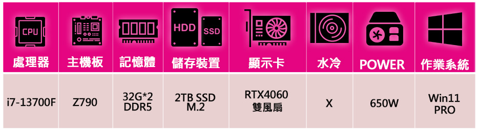 微星平台 i7十六核Geforce RTX4060 WiN1