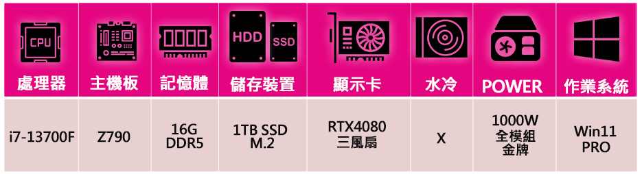 微星平台 i7十六核Geforce RTX4080 WiN1