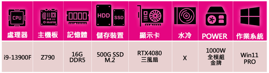 微星平台 i9二四核Geforce RTX4080 WiN1