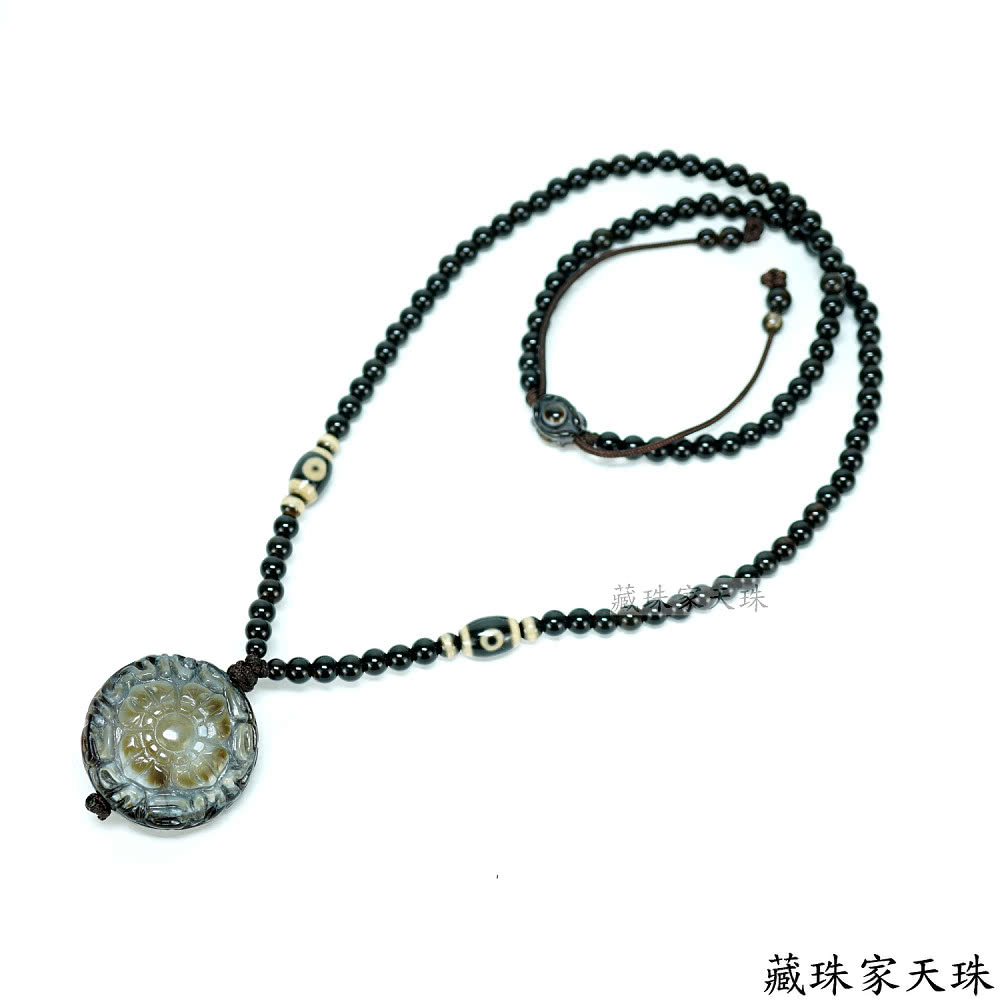 藏珠家】34mm財咒天眼+十字金剛杵天珠項鍊- momo購物網- 好評推薦-2026