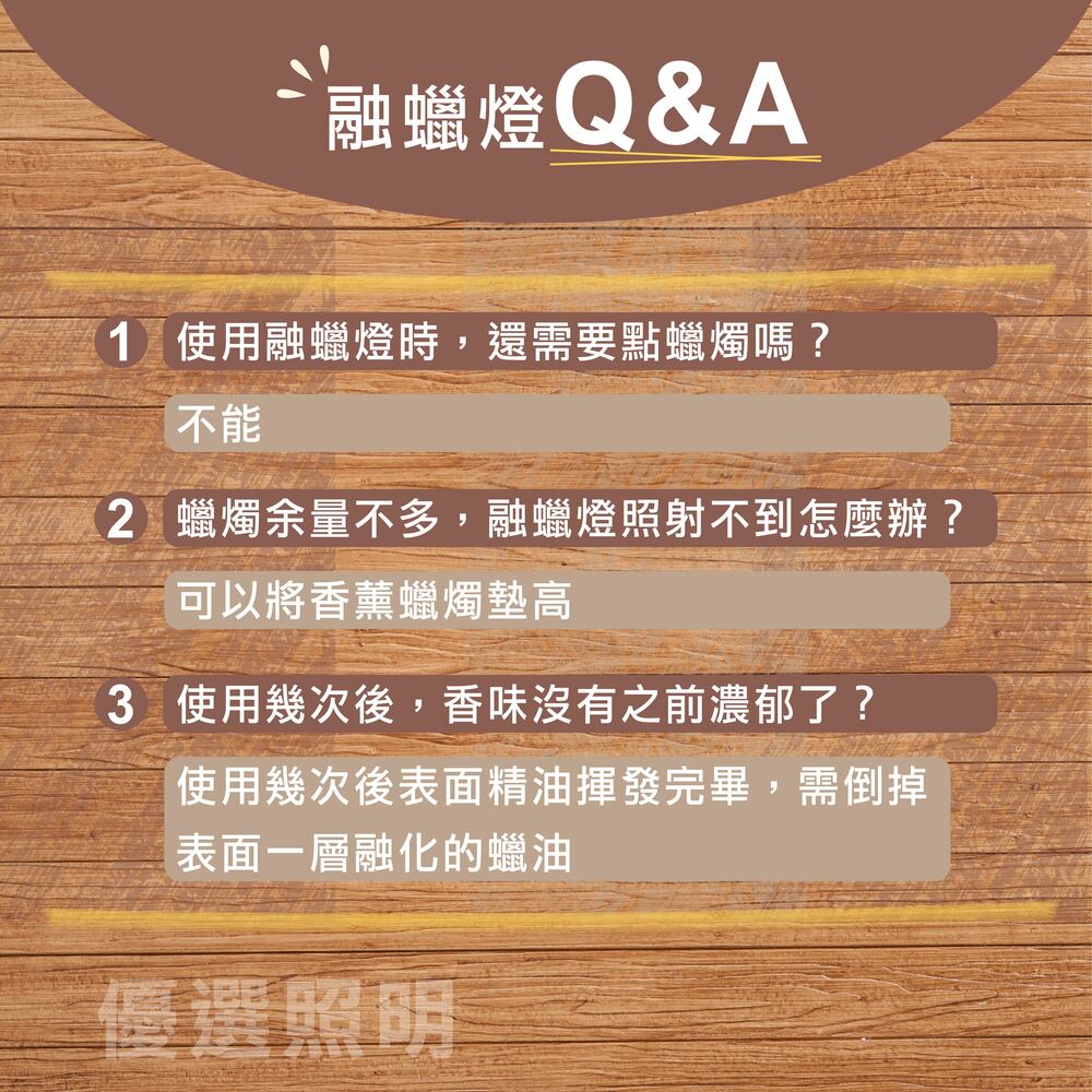 2蠟燭余量不多,融蠟燈照射不到怎麼辦