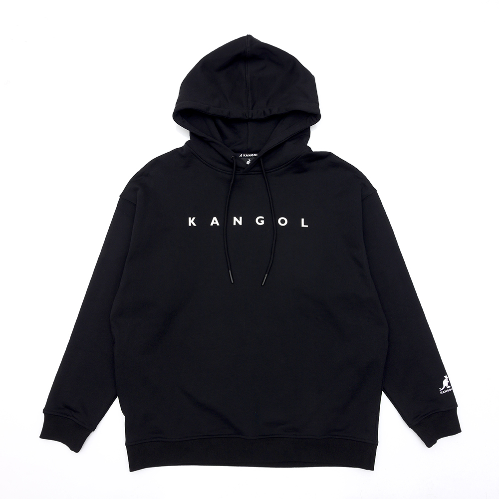 KANGOL KANGOL 男女 袖切接帽T 黑(62551