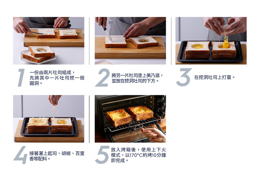 模式,以170C約烤10分鐘