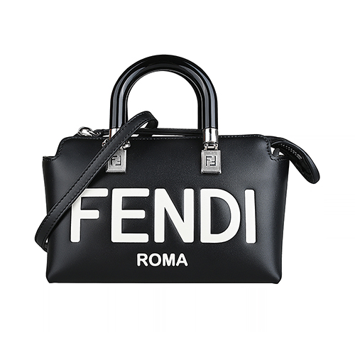 FENDI 芬迪 By The Way燙印LOGO皮革迷你手