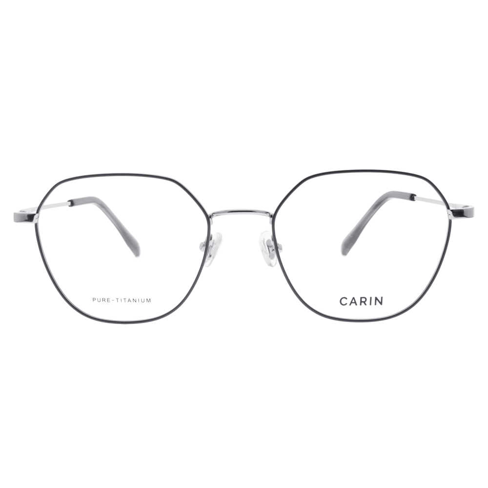 CARIN 多邊框 光學眼鏡 NewJeans代言(銀 黑#