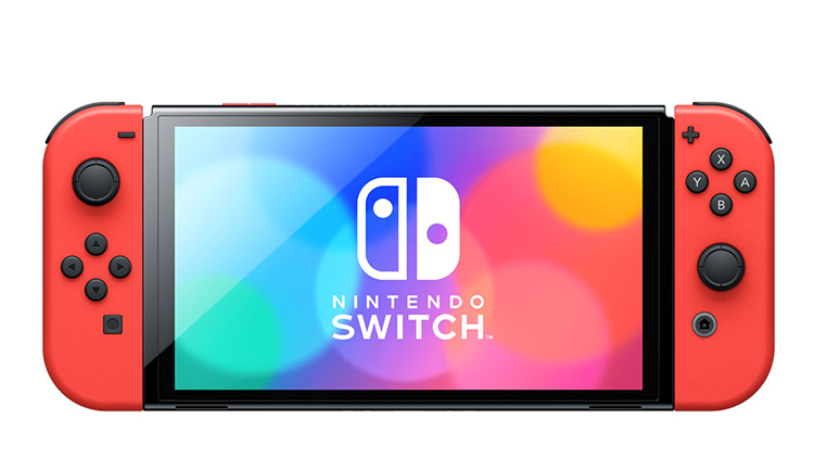 Nintendo 任天堂 Switch OLED 瑪利歐亮麗