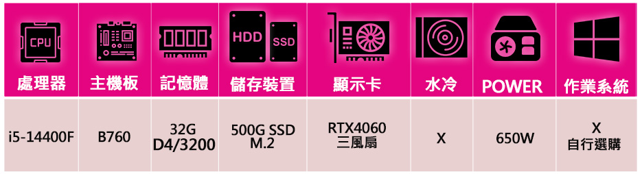 NVIDIA i5十核Geforce RTX4060{前功盡