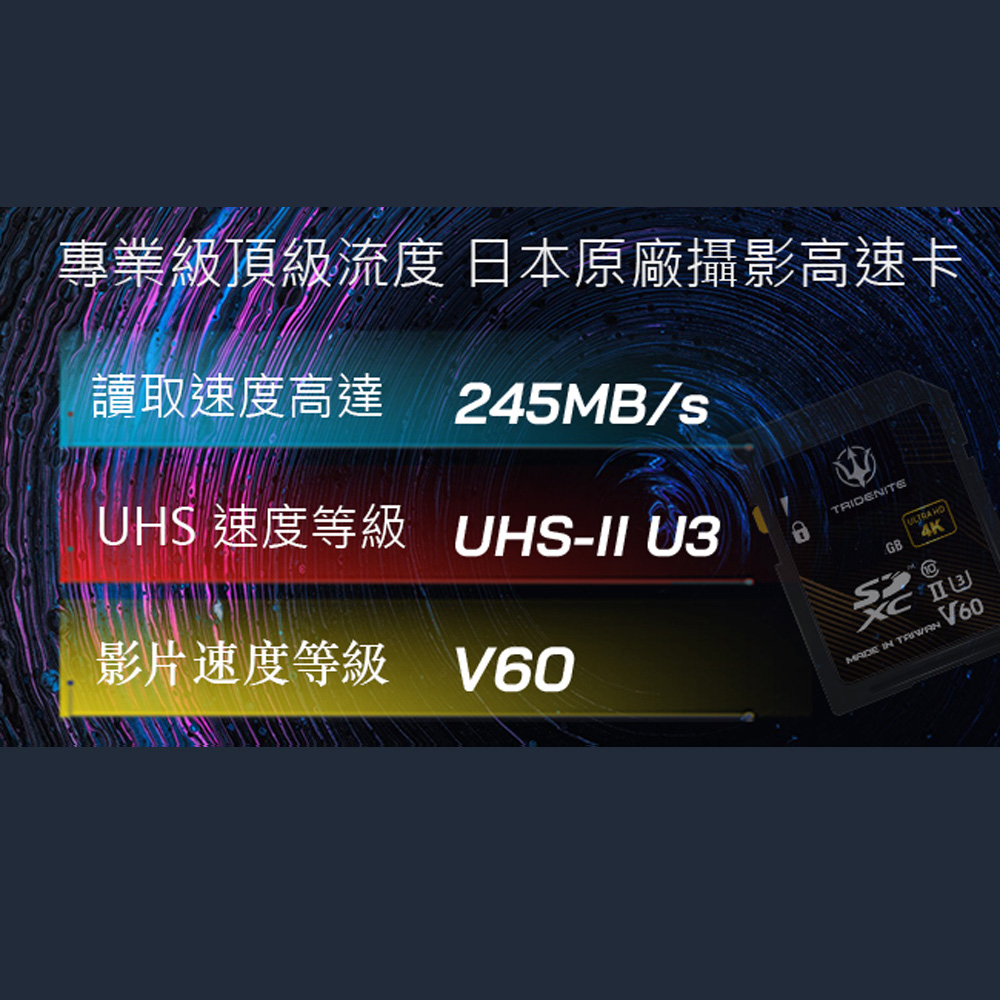 TRIDENITE V60 UHS-II 專業級SDXC 5
