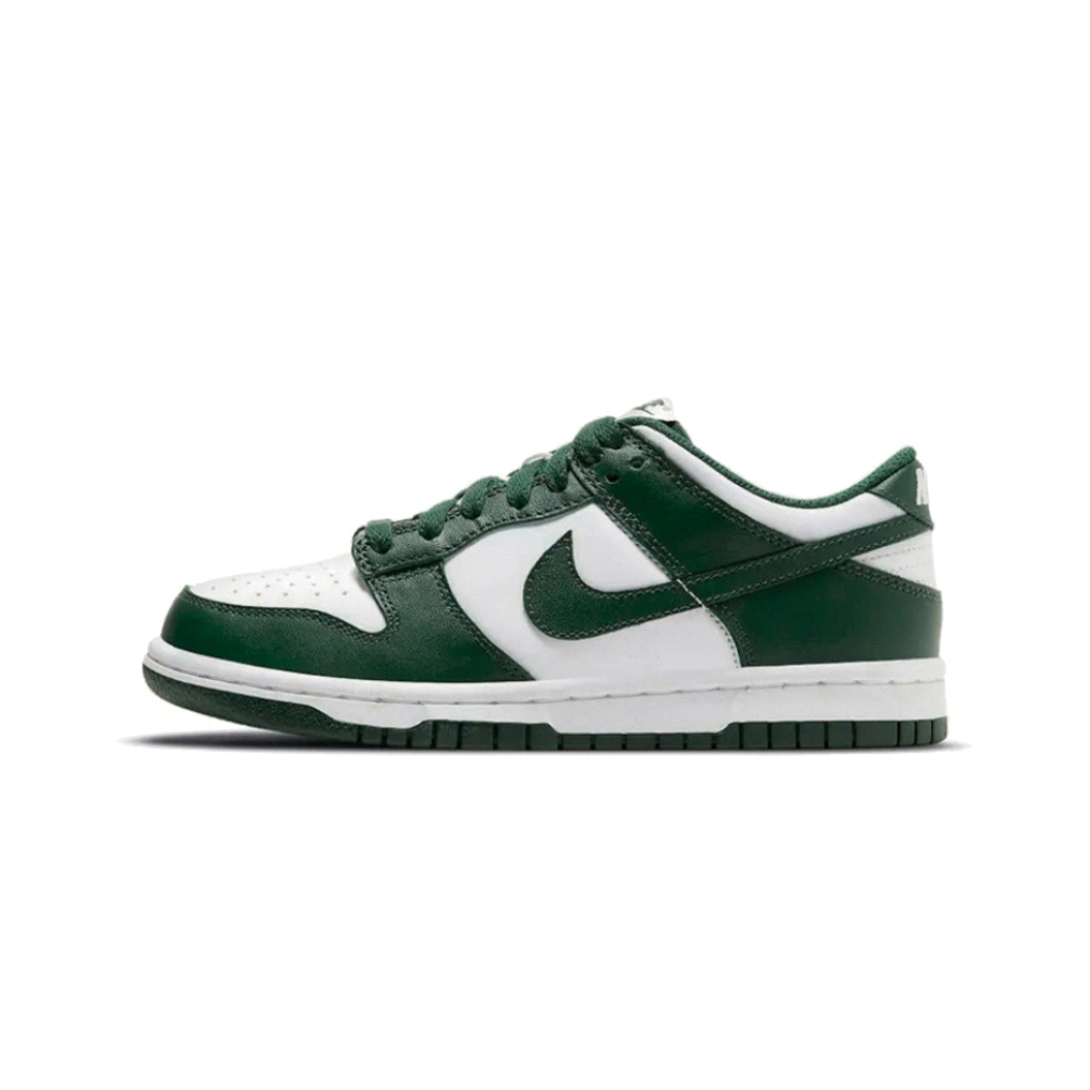 NIKE 耐吉 Nike Dunk Low 白綠 GS 大童