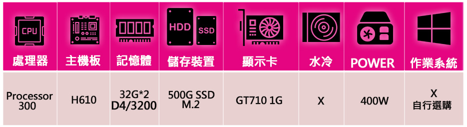 微星平台 Processor雙核GT710{風雲變色}文書電