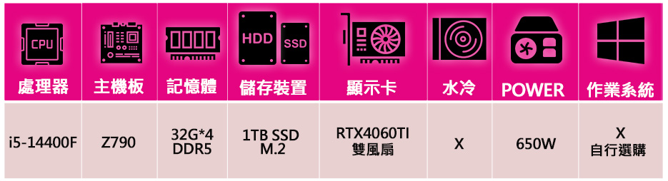 微星平台 i5十核Geforce RTX4060TI{幸福調
