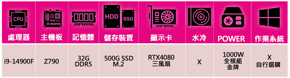 微星平台 i9二四核Geforce RTX4080{美好旗}