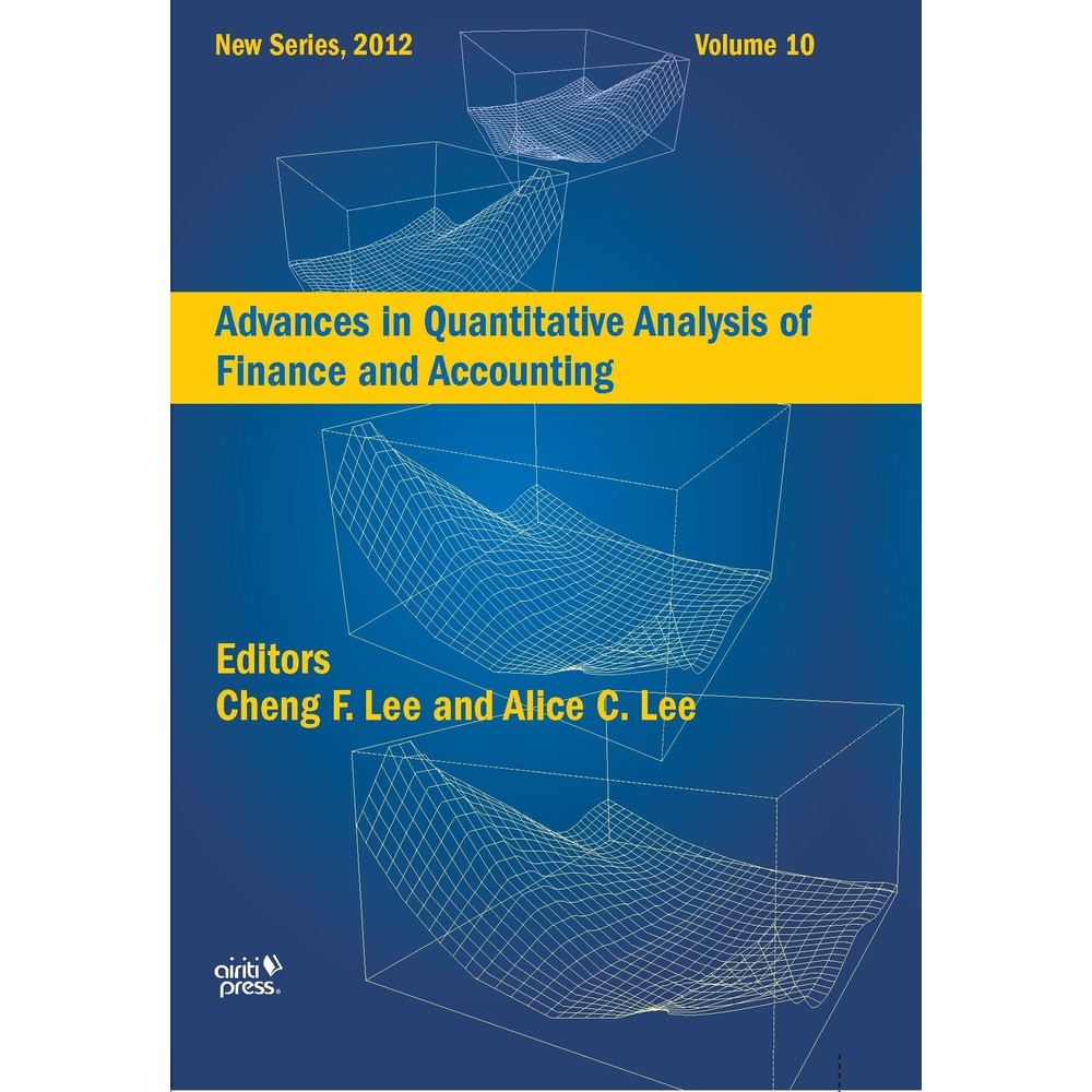 【MyBook】Advances in Quantitati