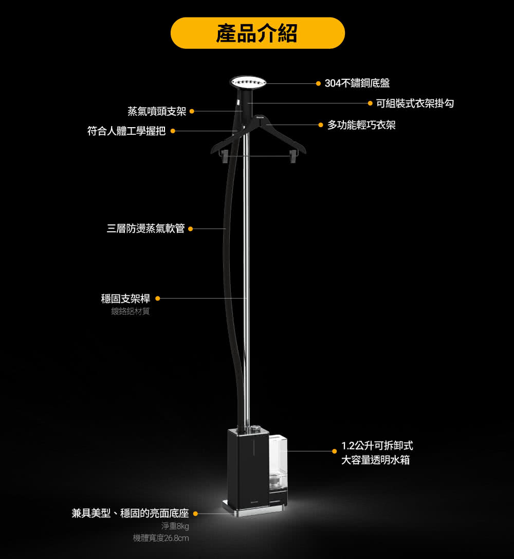 兼具美型、穩固的亮面底座