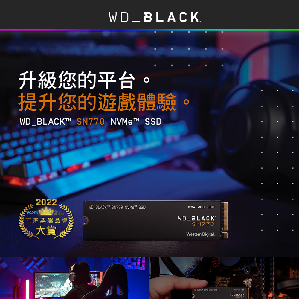 WD 威騰 WD BLACK 黑標 SN770 500G G