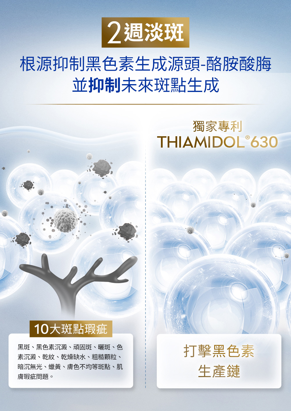 黑斑、黑色素沉澱、頑固斑、曬斑、色