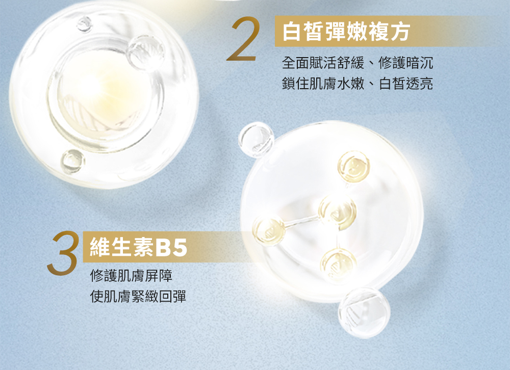 全面賦活舒緩、修護暗沉