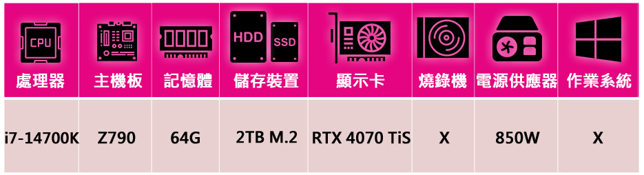 華碩平台 i7二十核GeForce RTX 4070 Ti 