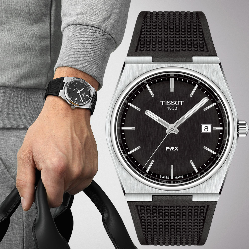 TISSOT 天梭 官方授權 PRX系列 70年代復刻手錶-