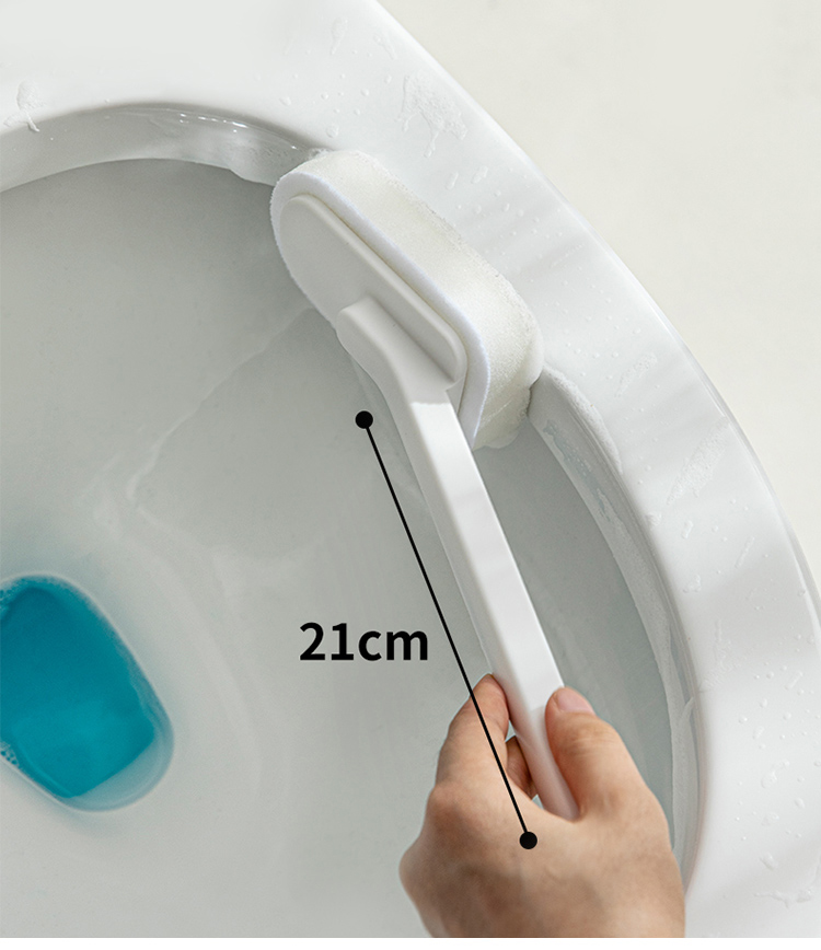 SHIMOYAMA 霜山 浴室用長柄海綿清潔刷/磁磚刷-附替