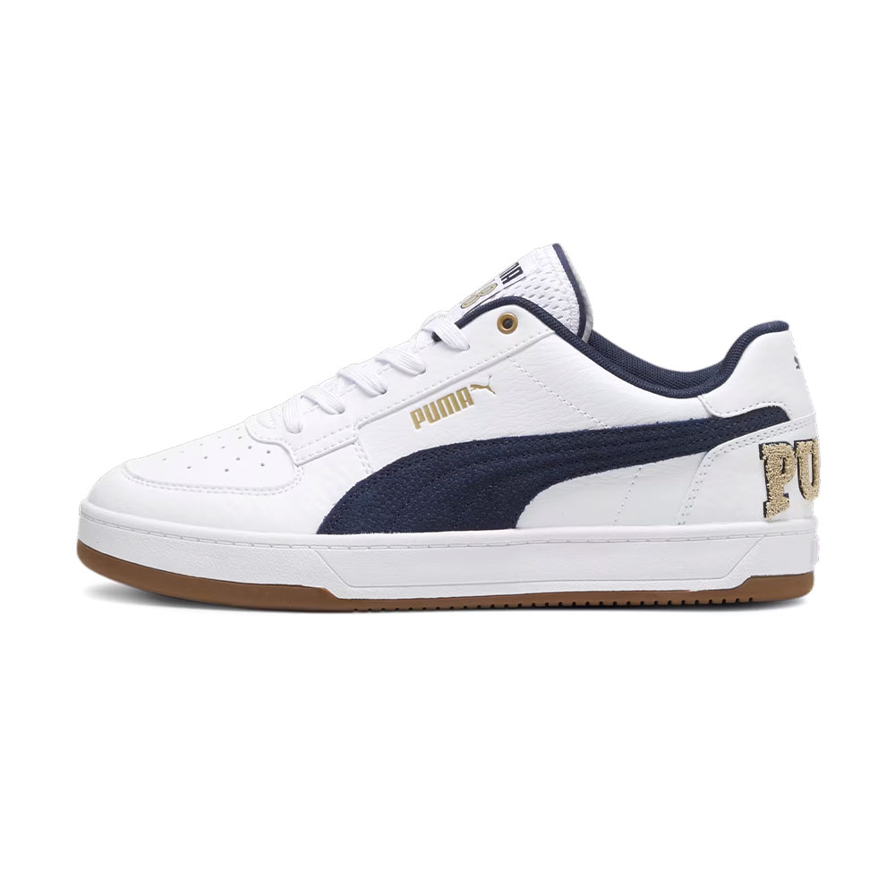 PUMA CAVEN 2.0 男鞋 白藍色 絨毛LOGO 復