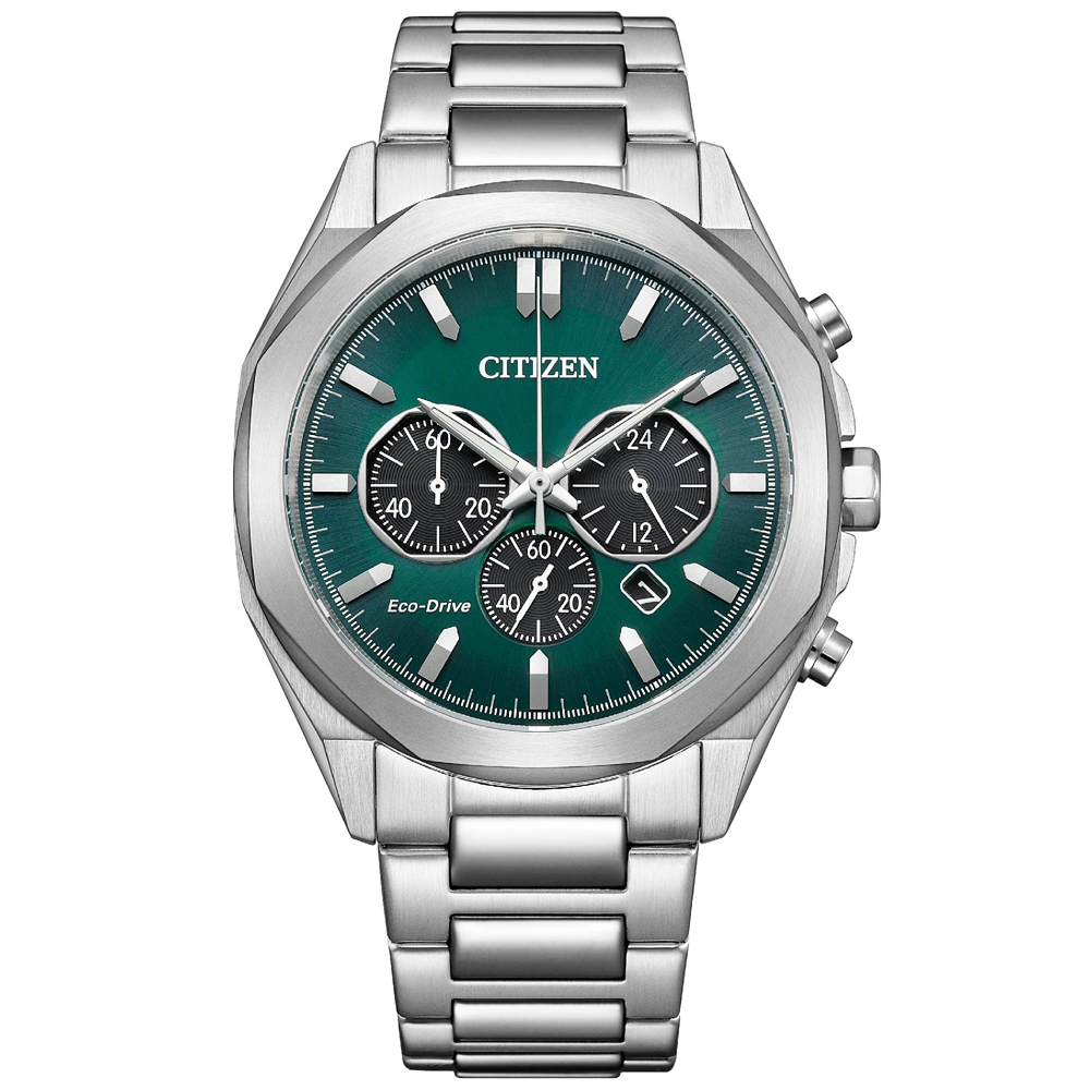 CITIZEN 星辰 時尚八角 光動能計時腕錶(CA4590