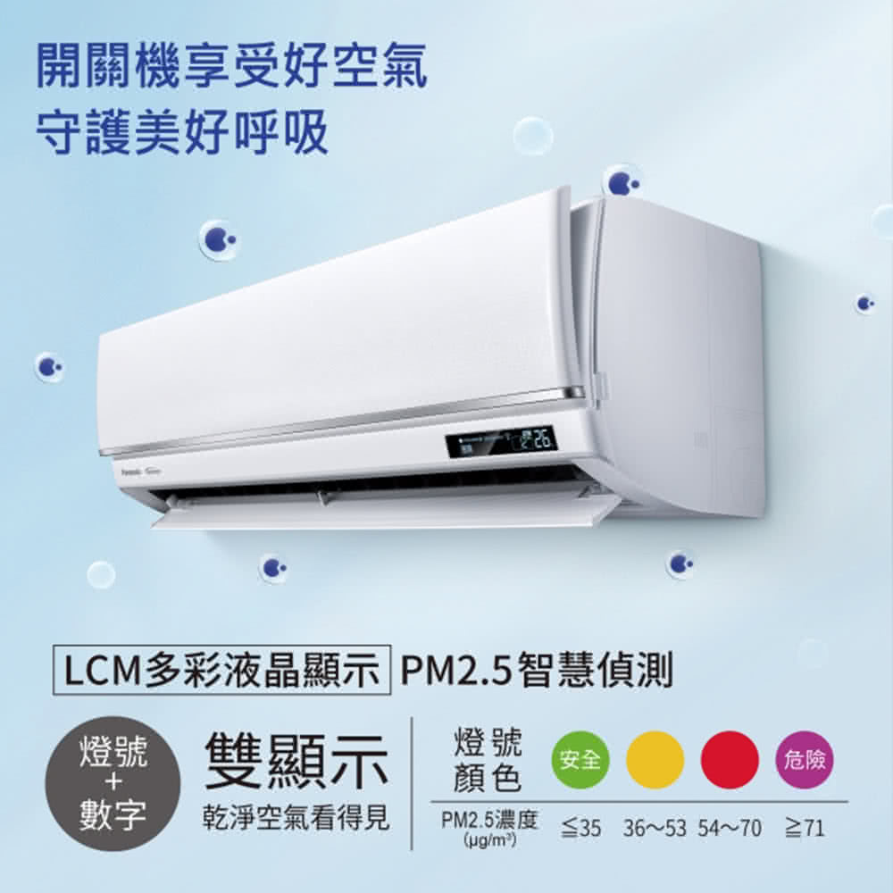 Panasonic國際牌頂級UX系列分離式一對二變頻冷暖(CU-2J45FHA2+CS