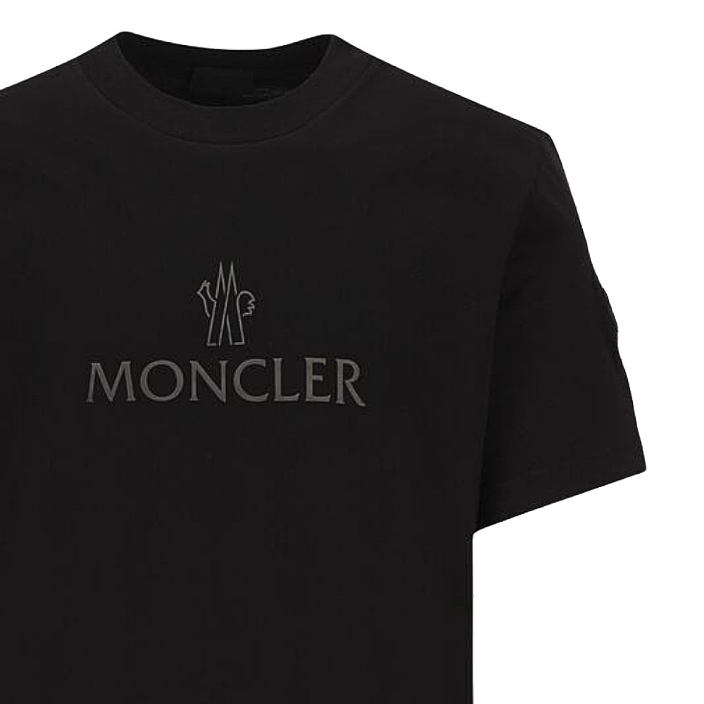 MONCLER 春夏新款 男款 品牌LOGO 短袖T恤-黑色