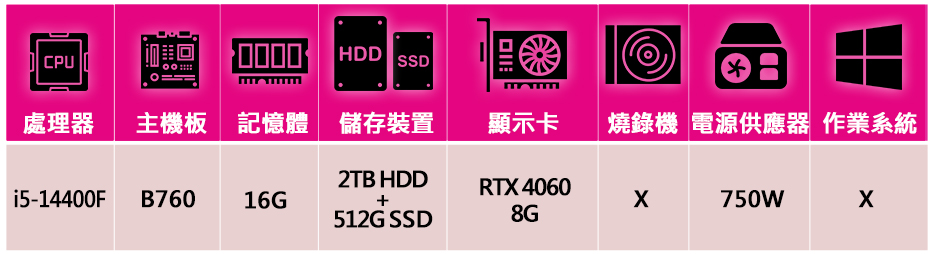 iStyle i5 十核心 RTX4060 無系統{U580