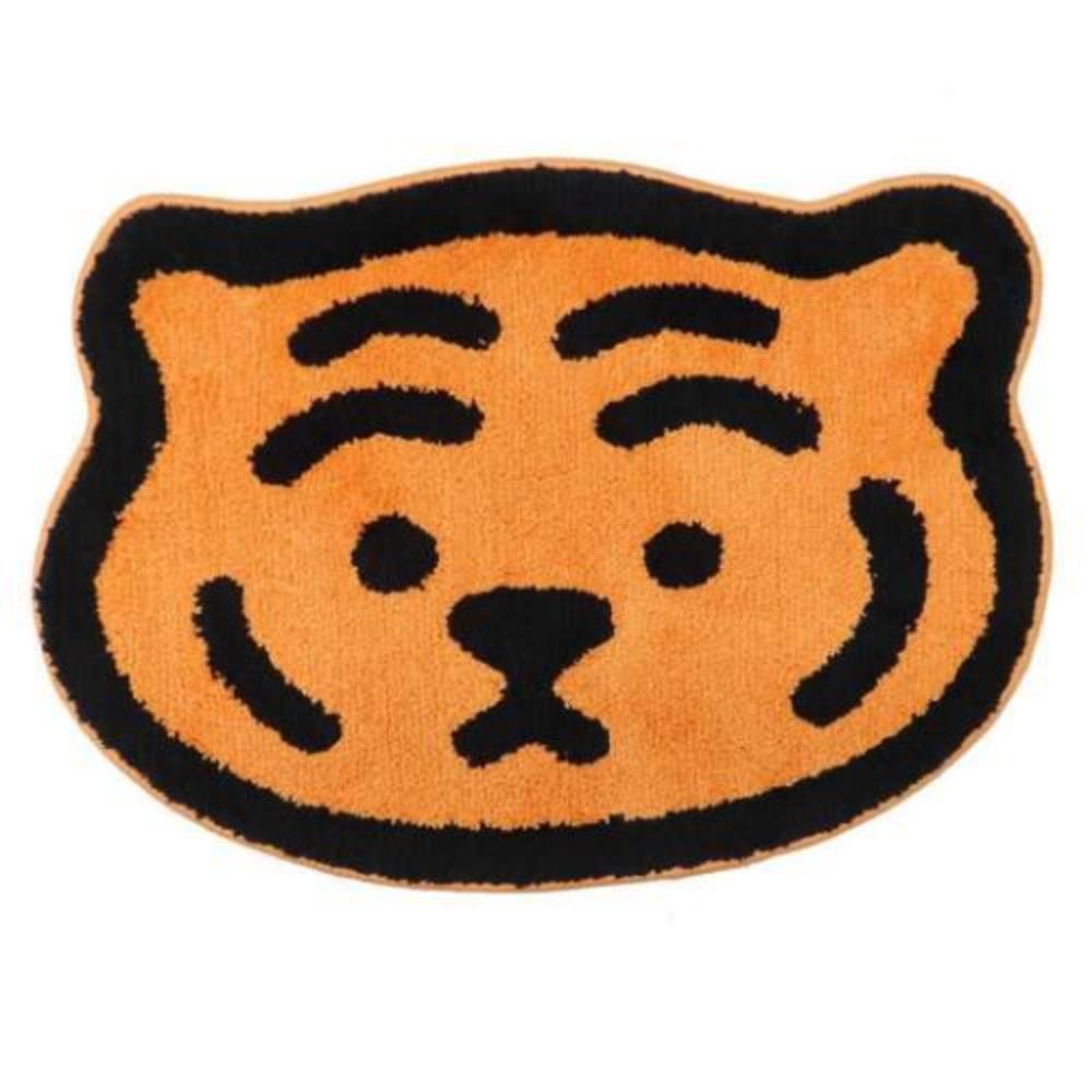 小禮堂 MUZIK TIGER 無業老虎 絨毛造型地墊 - 