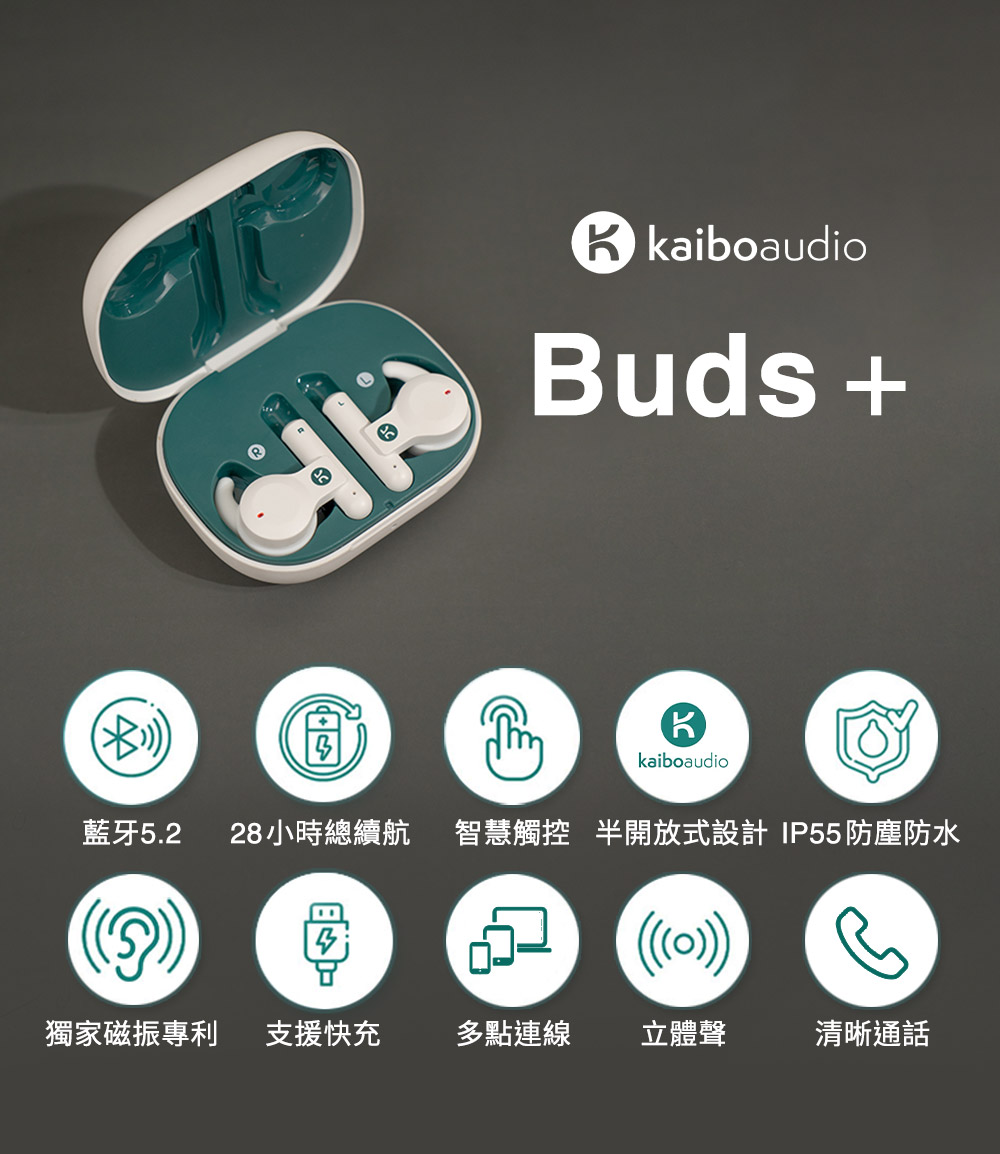 Kaibo Buds Plus 骨傳導真無線藍牙耳機 推薦