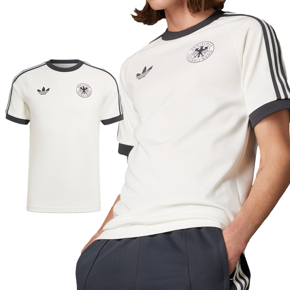 adidas 愛迪達 Dfb Og 3s Tee 男款 米白