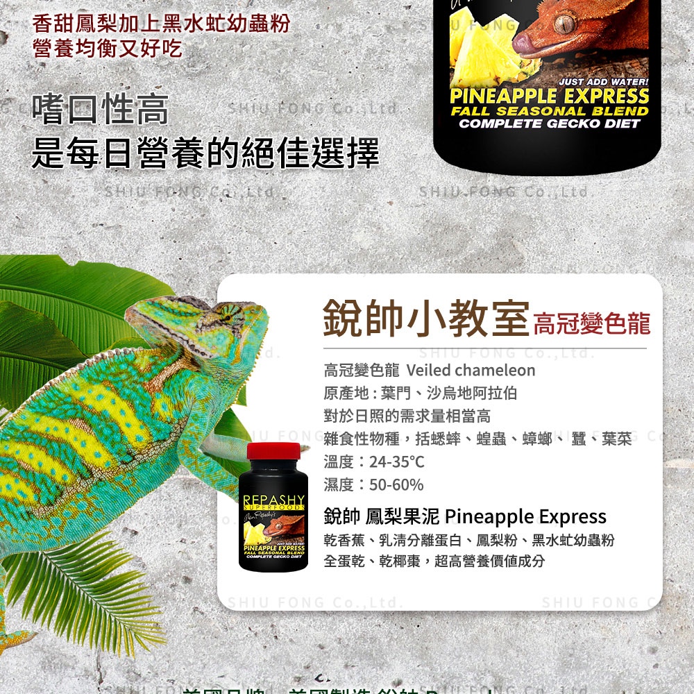 Repashy 銳帥 鳳梨果泥(守宮蜥蜴 兩棲爬蟲主食果泥餐 Repashy 銳帥 鳳梨果泥(守宮蜥蜴 兩棲爬蟲主食果泥餐