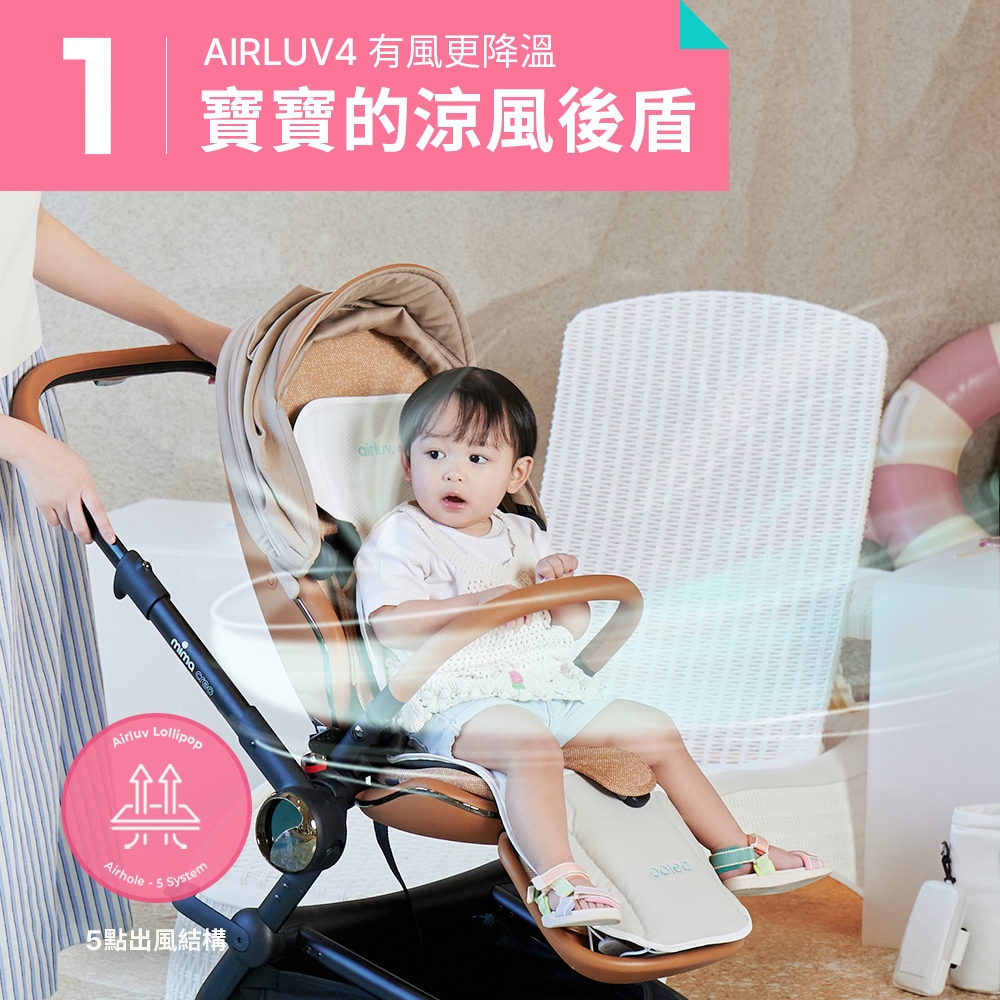 AIRLUV4 有風更降溫 寶寶的涼風後盾 5點出風結構 9 