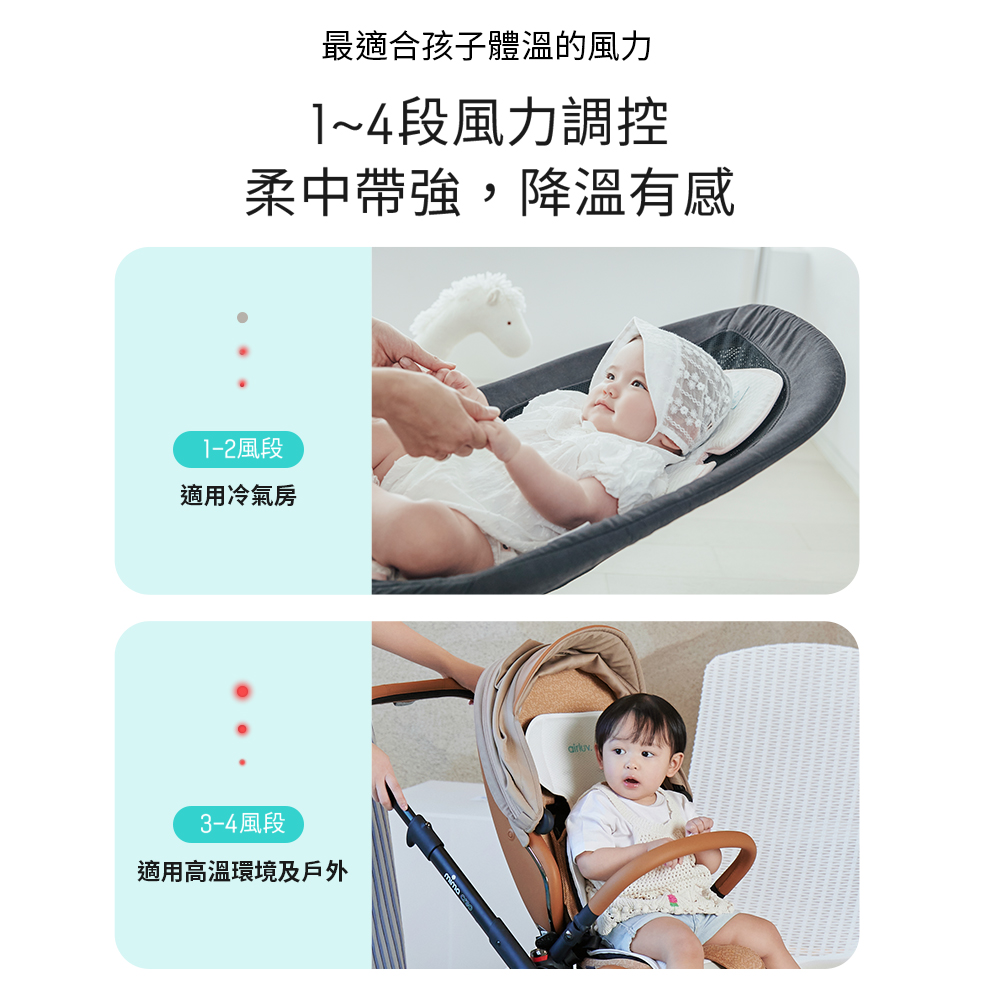 最適合孩子體溫的風力