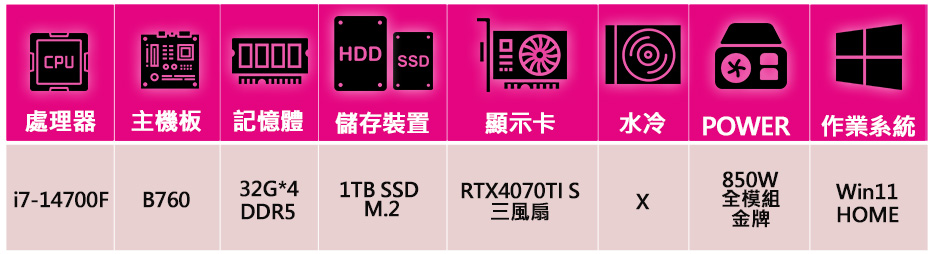 微星平台 i7二十核 RTX4070TI SUPER 3X 