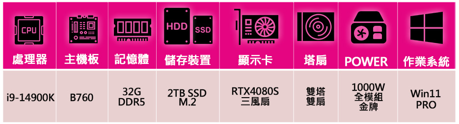 微星平台 i9二四核 RTX4080 SUPER 3X Wi