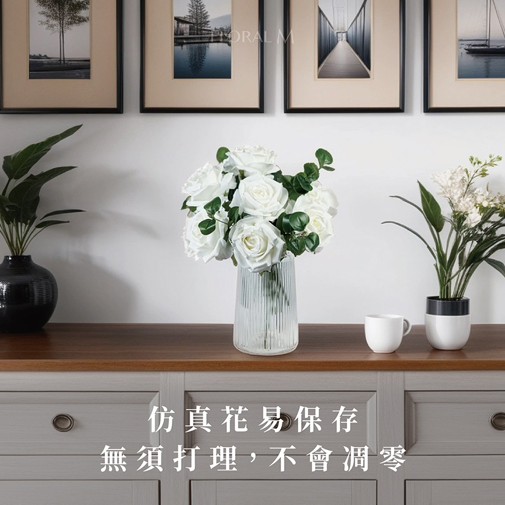 仿真花易保存 無須打理,不會凋零 