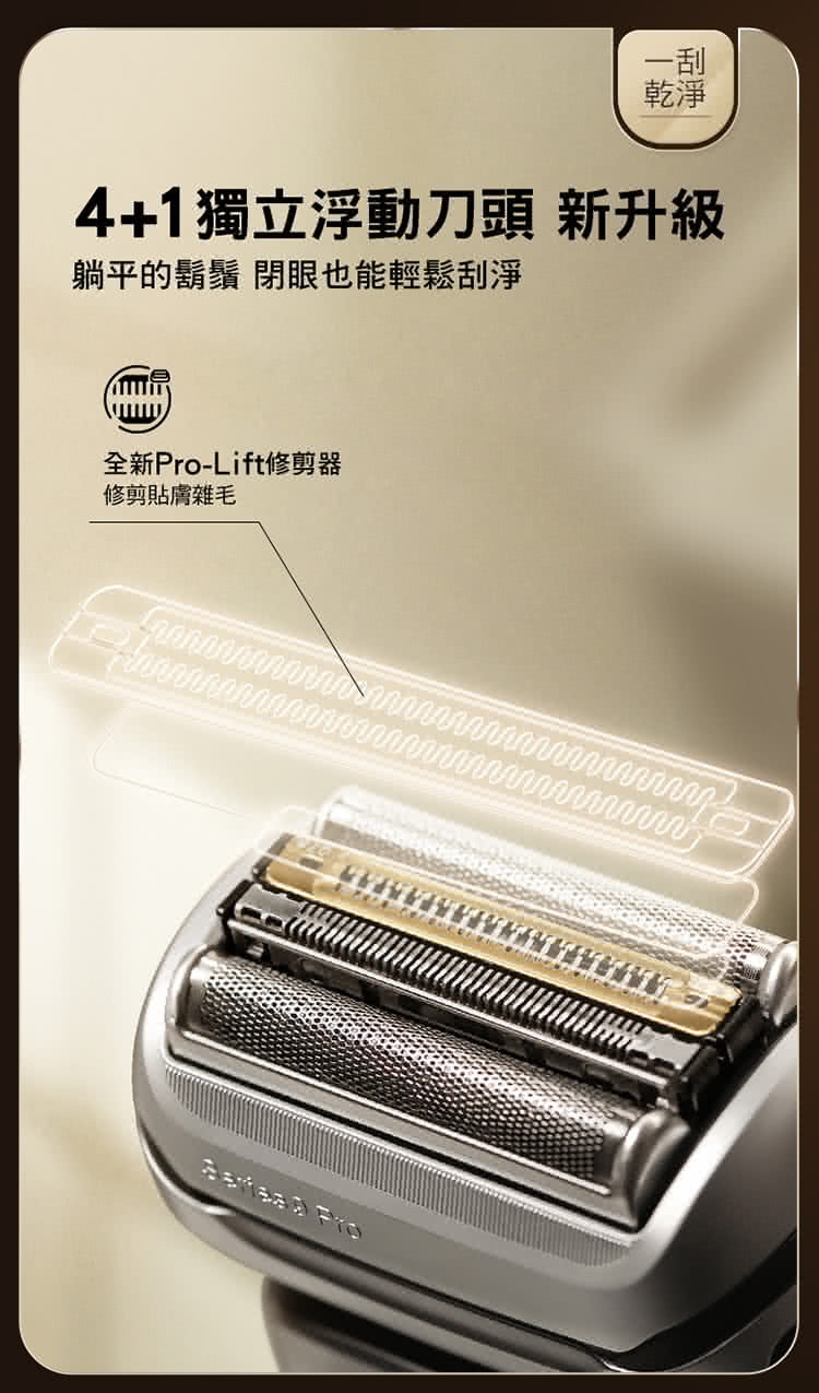 躺平的鬍鬚 閉眼也能輕鬆刮淨